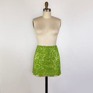 Green Lace Skirt